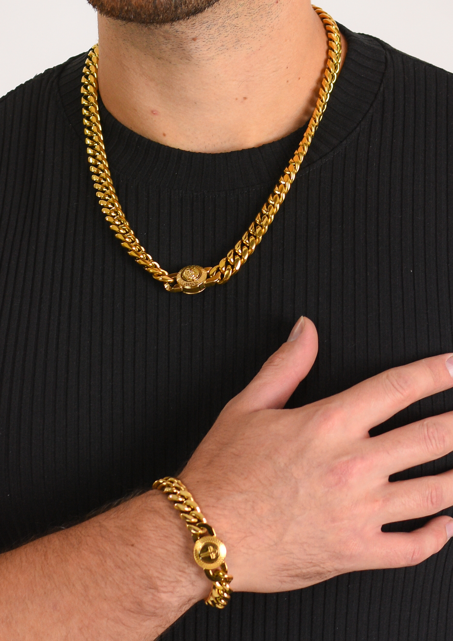 COLLAR CUBANA 12MM LEON