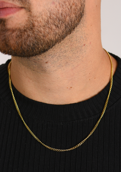 COLLAR CUBANA 2MM 55CM