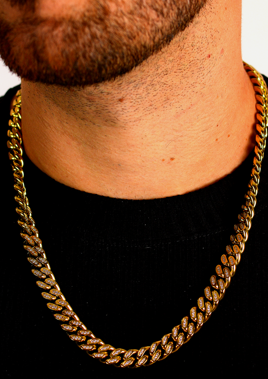 COLLAR CUBANA 12MM PB 60CM