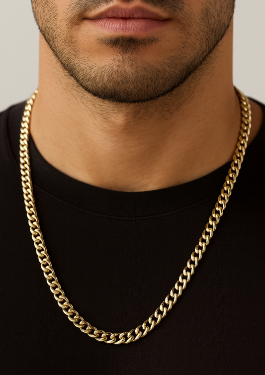 COLLAR CUBANA ARGON  5MM