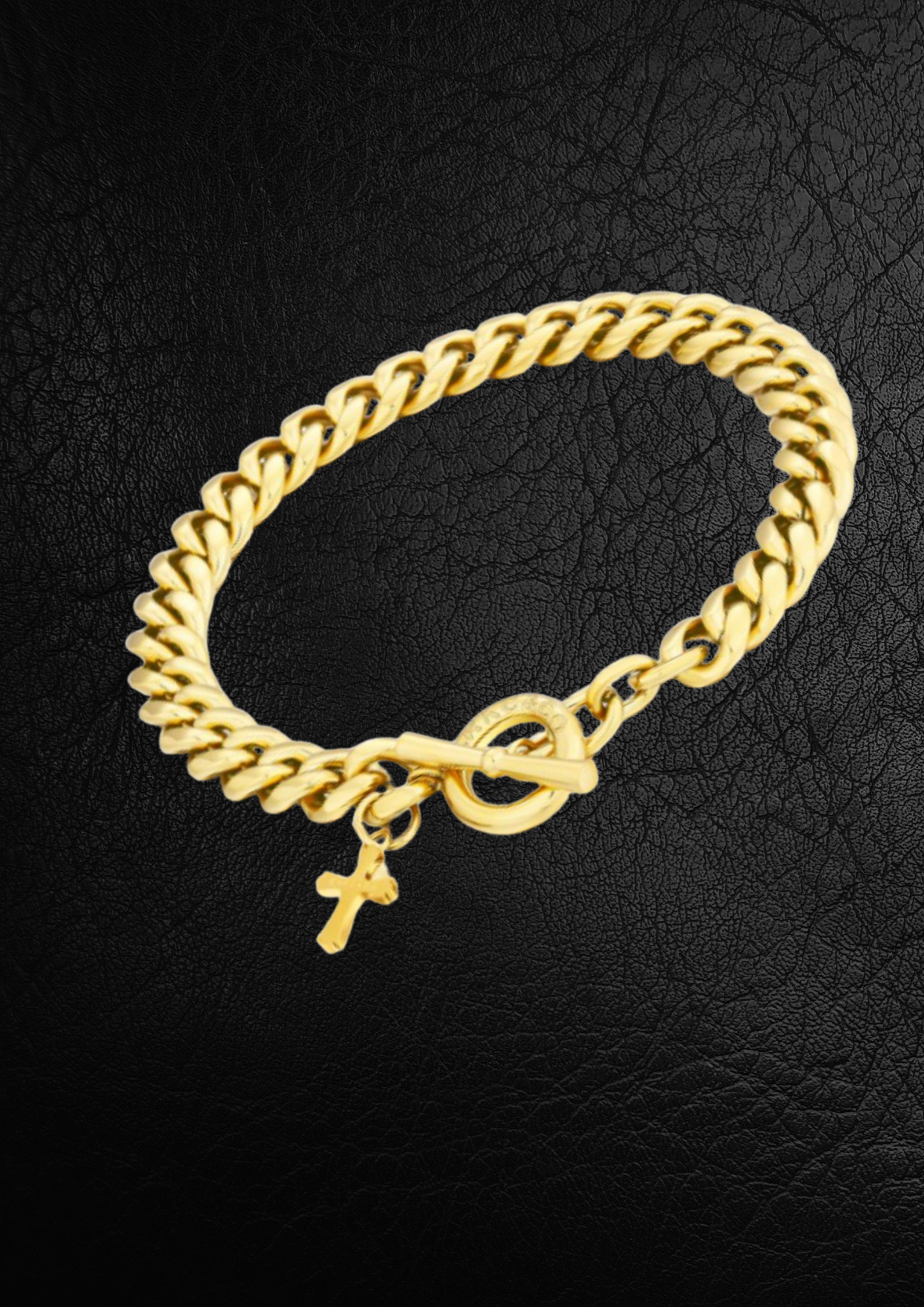 PULSERA CUBANA 8mm GD
